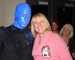 Me and the Blue Man (note my blue cheek) Me and the Blue Man (note my blue cheek)
